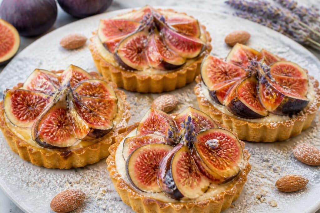 Recette de tartelettes aux figues fraîches