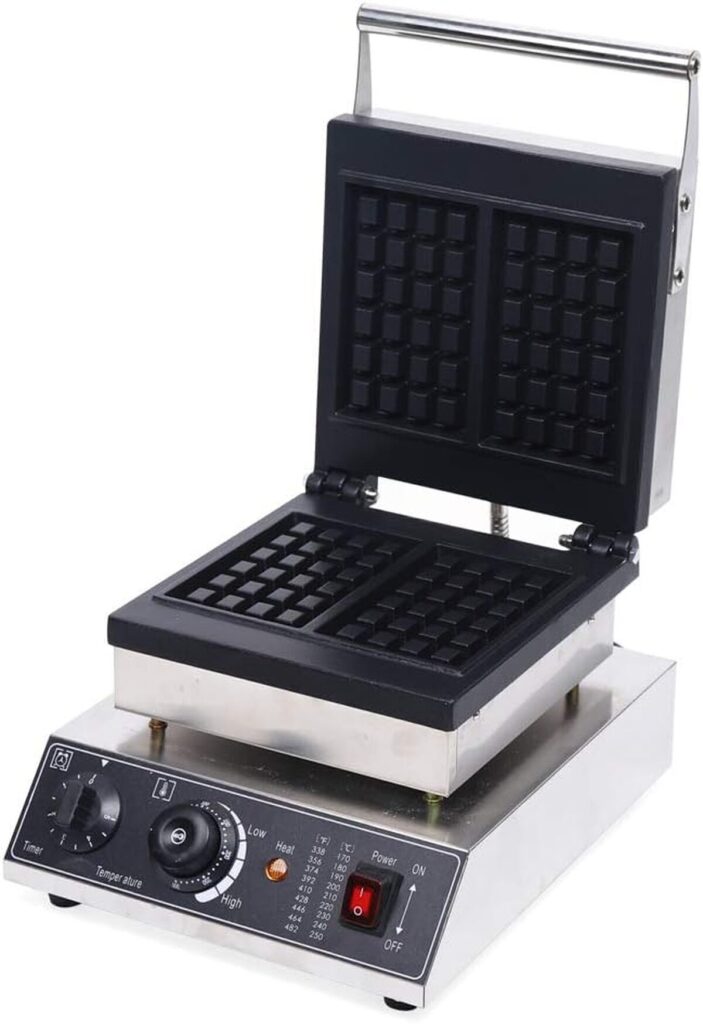 Test du gaufrier commercial Wangkangyi : performance et plaques antiadhésives