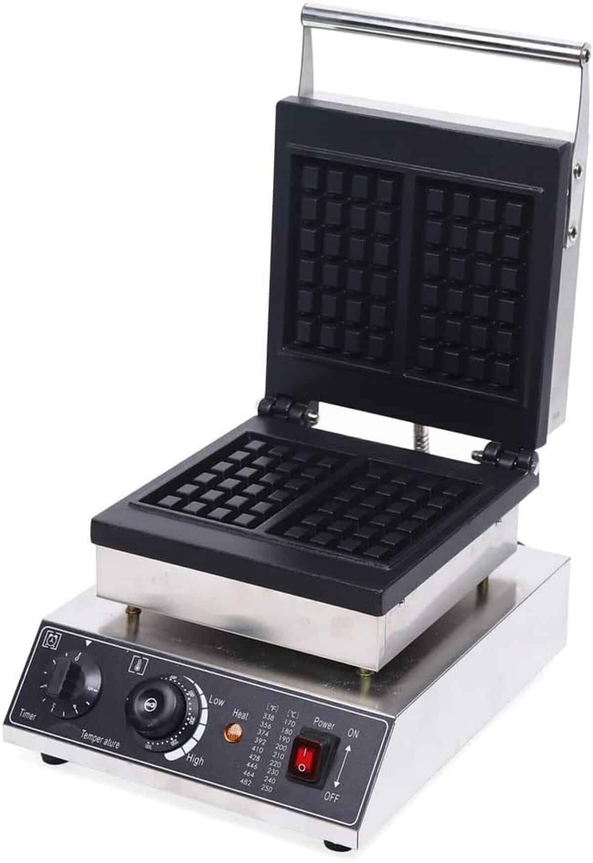 Test du gaufrier commercial Wangkangyi : performance et plaques antiadhésives