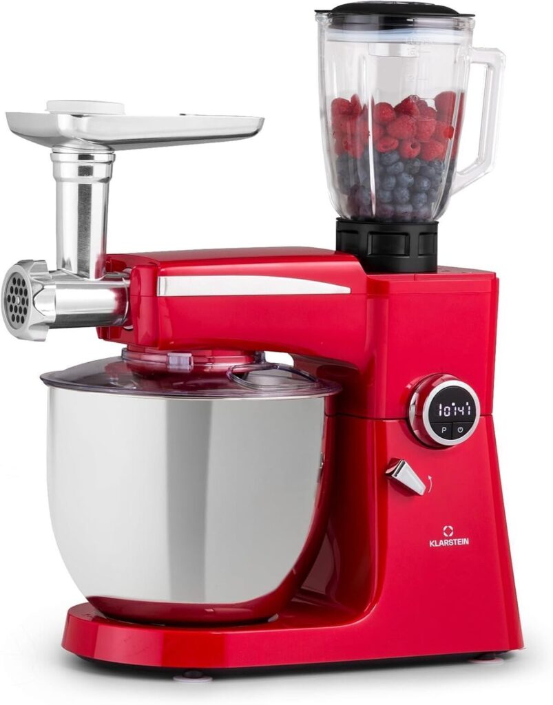 Test : robot pâtissier Klarstein 2000W, multifonctions 3 en 1
