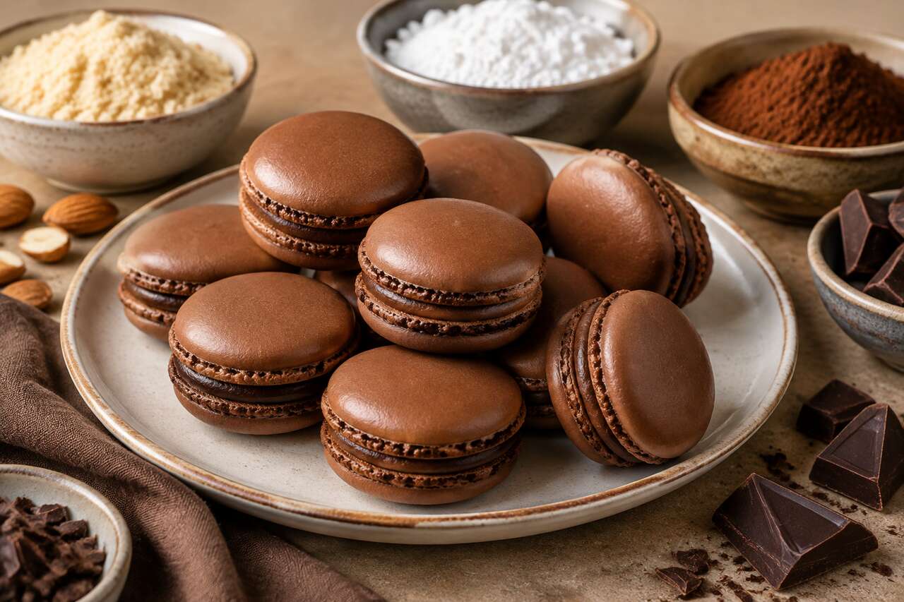 Recette de macarons au chocolat