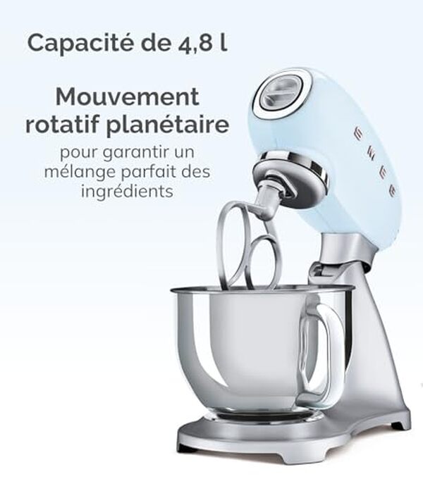 Découvrez notre test complet du robot pâtissier Smeg SMF02CREU : puissance, sécurité et performances. Avis détaillé sur ce robot de cuisine professionnel. 