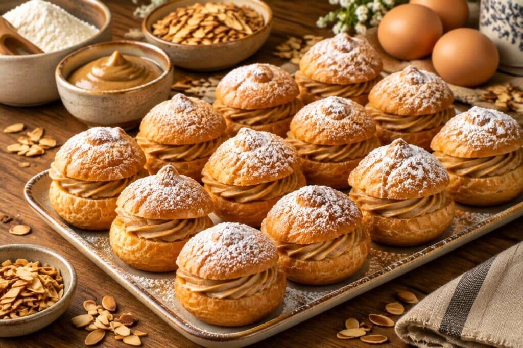 Recette des petits choux au praliné