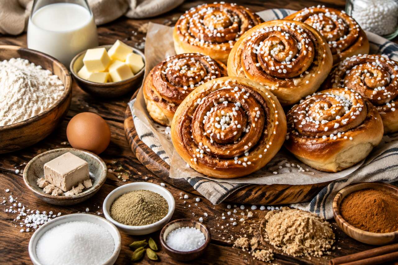 Recette des kanelbullar, les brioches suédoises à la cannelle