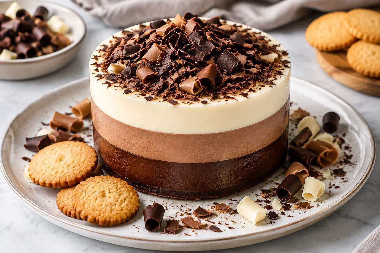 Recette d'entremets 3 chocolats