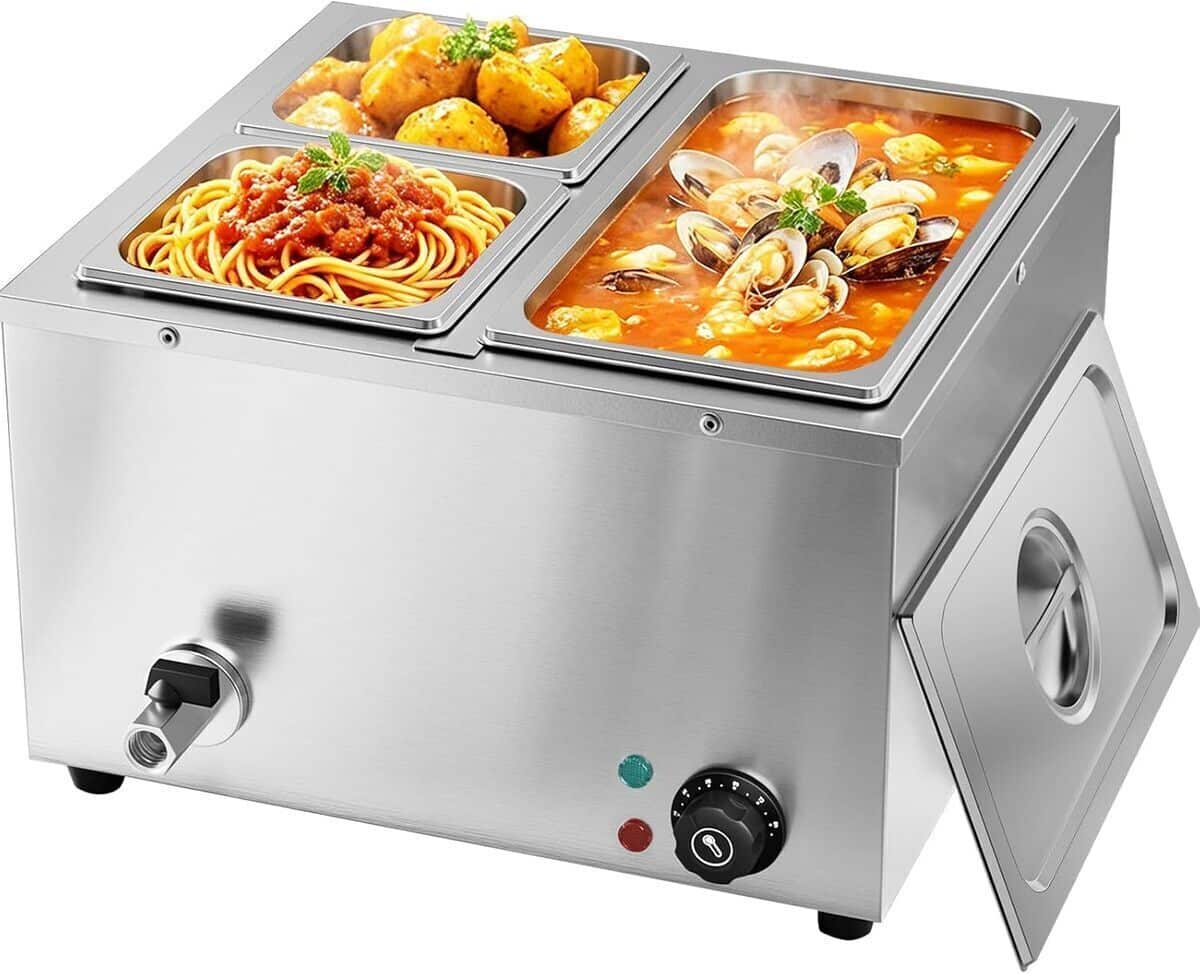 Test du TAIMIKO 3 bacs bain marie : l'incontournable chauffe-plats en inox