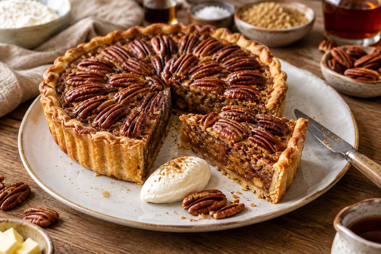 Recette de tarte aux noix de pécan