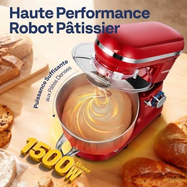 Découvrez notre test détaillé du robot pâtissier Vivohome 660W avec bol 5, 7L : performances, avantages et inconvénients pour bien choisir.