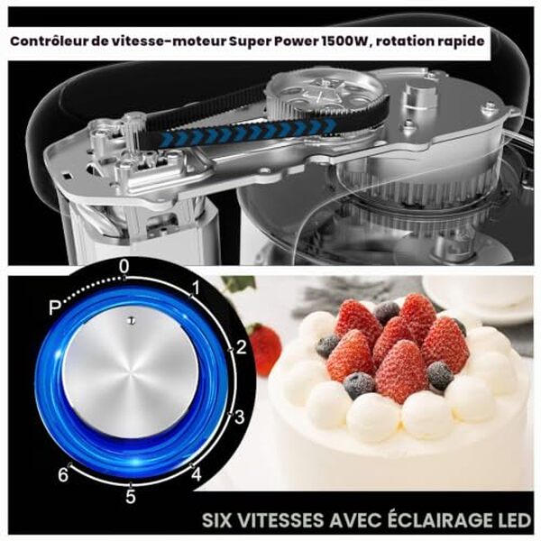 Découvrez notre test du robot pâtissier HOWORK 1500W. Performances, puissance et fonctionnalités : tous les détails pour bien choisir votre robot de cuisine. 