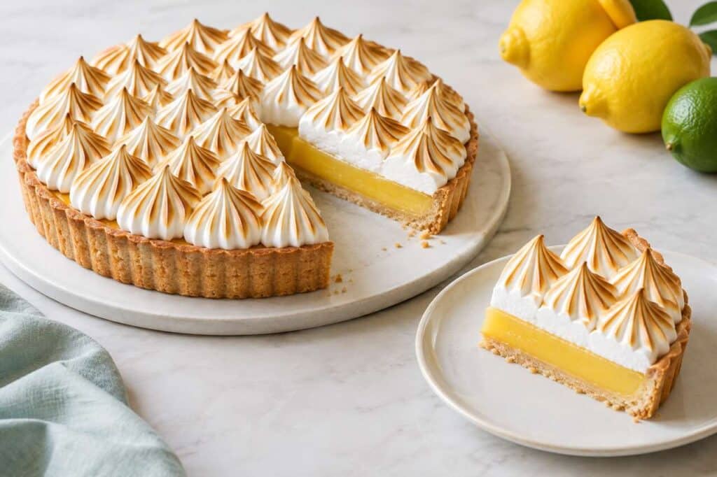 Tarte citron meringuée : recette facile à l'italienne