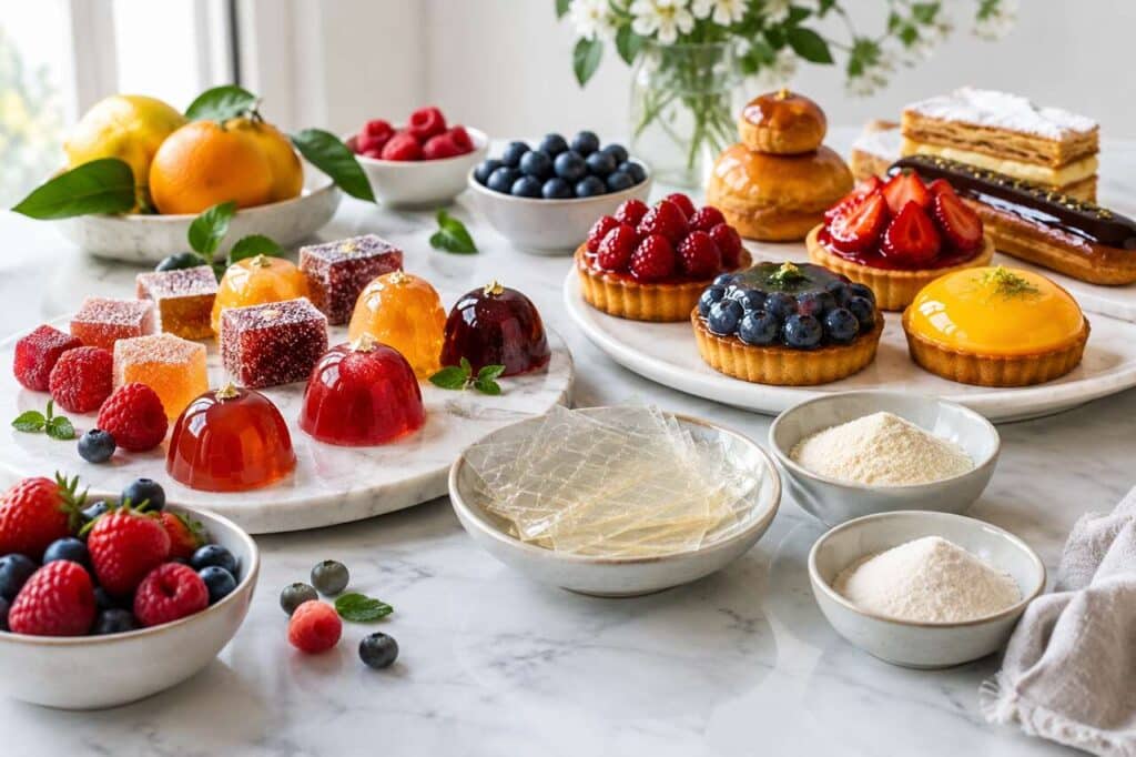Les gélifiants en pâtisserie : gélatine, pectine et agar-agar