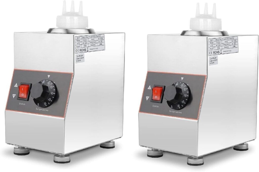 Test du chauffe-sauce électrique 160W en acier inoxydable