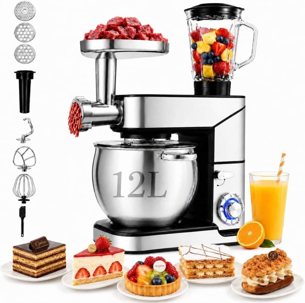 Test du robot pâtissier puissant royal swiss 2000w : multifonction et design élégant